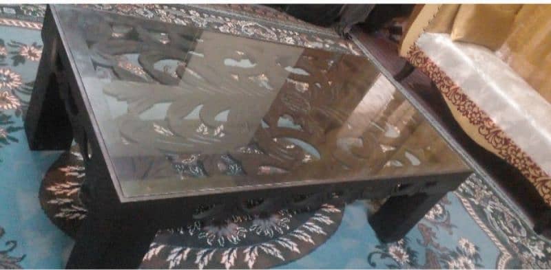 Very beautiful heavy big carved center table03335138001 4