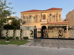 Real Pictures Attached Faisal Rasool Design 01 Kanal Spanish Bungalow Available for Sale Near To DHA Club & Defance Raya