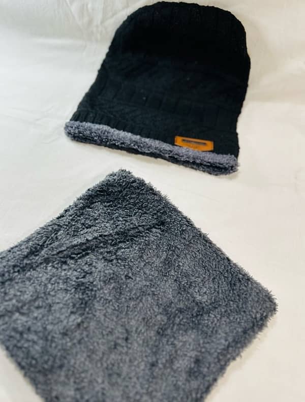 Winter Cap & Neck warmer (wool) [R&S Mart] 5