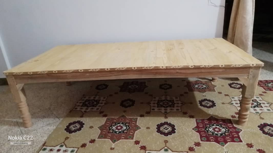 3'×6×1.5' wooden takht bed 3