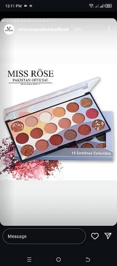 Miss Rose eyeshadow pallet