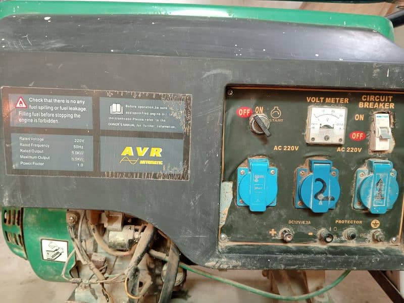 Used generator in good condition ( 5.5 KVA ) 5