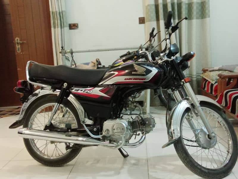 Honda CD 70 new condition 5