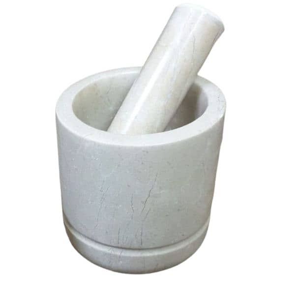 Marble Hawan Dasta – Grinder, Crusher, and Mixing Tool 0