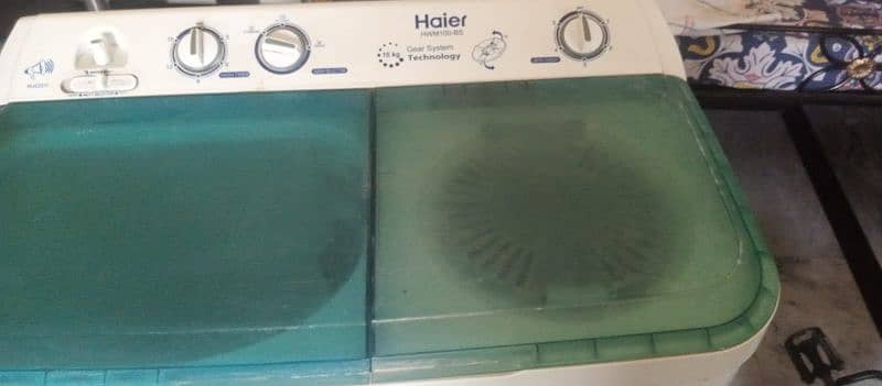 10 kg haier washing mashine with dryer 2