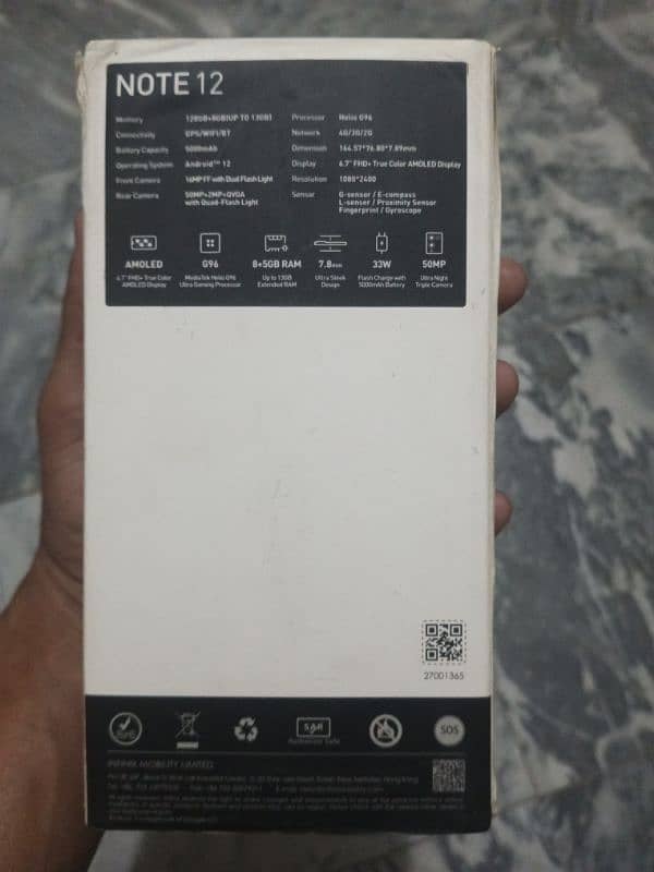 Infinix note 12   (8+8/128) 6