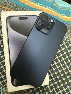 iphone 15 Pro Max Blue Titanium