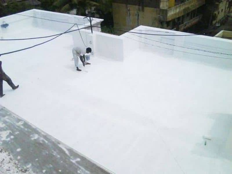 Waterproofing Heat proofing Roof Leakage treatment 6