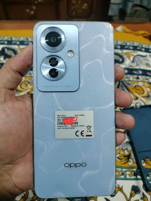 Oppo Reno 11f mobile for sale complete saman hai 5