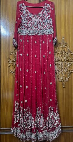 Maxi Dress Chiffon Red size (L)