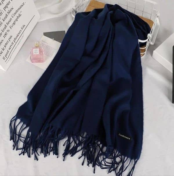 1 piece women's pashmina plain shawl 1