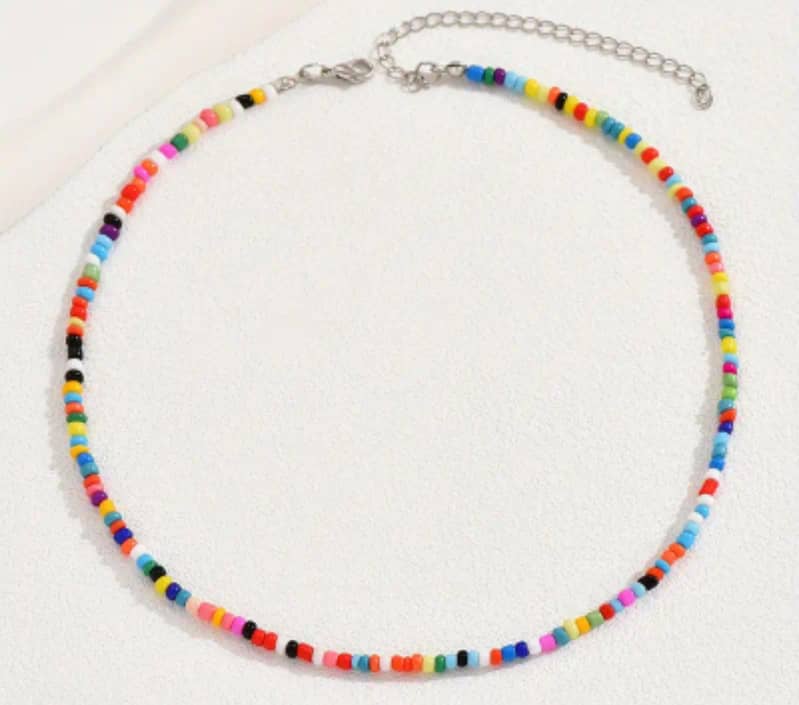 Colorful Beaded Bohemia Choker necklace for women 2