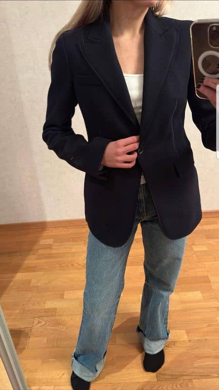 Dolce & Gabbana Dark Blue  Jacket/Blazer/coat Gucci LV Ladies 0