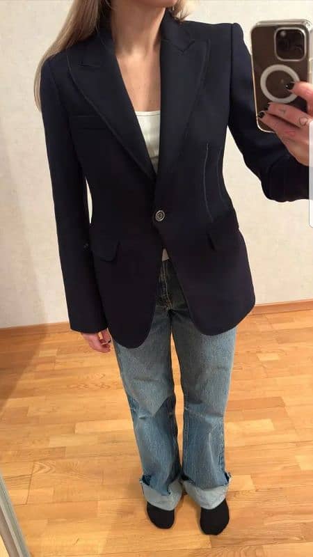 Dolce & Gabbana Dark Blue  Jacket/Blazer/coat Gucci LV Ladies 2