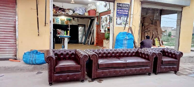 Chester feel Sofa 5 Seater / Sofa set 4