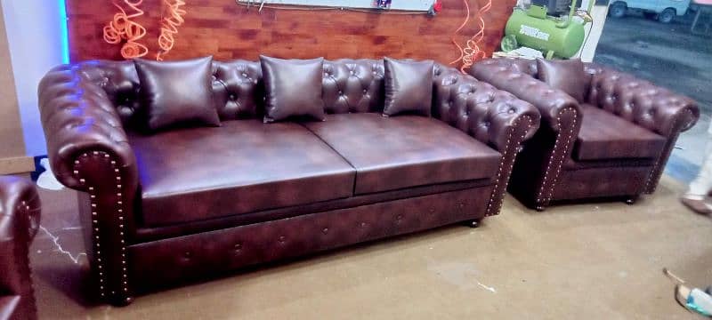 Chester feel Sofa 5 Seater / Sofa set 6