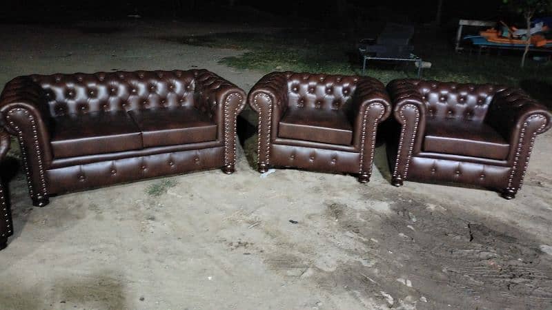 Chester feel Sofa 5 Seater / Sofa set 10