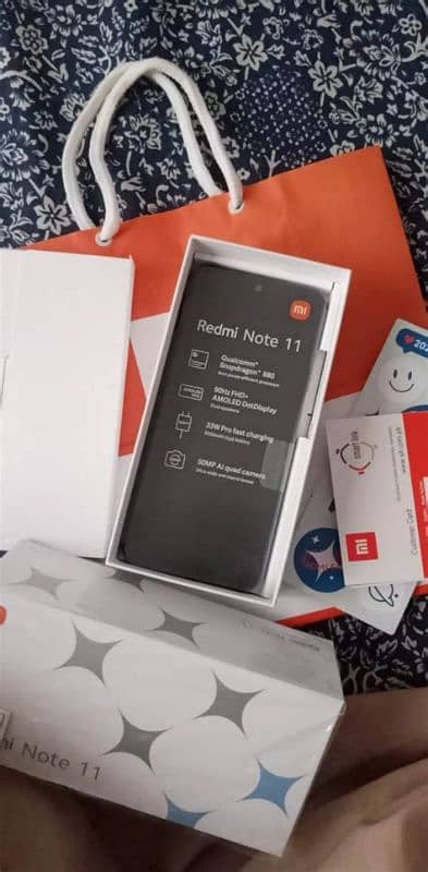 redmi note 11 full box 10/10 1