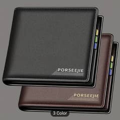 Men's Leather Wallet "  FRANCE IMPORTED " - Cash on delivery