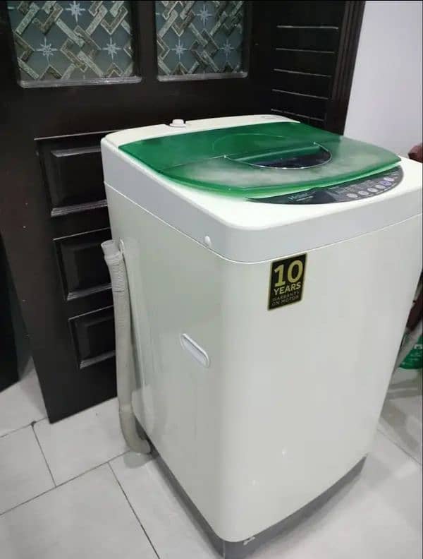 Haier 8.5 KG Only 5 Time Use Fuly Automatic Washng Machine Wid Waranty 3