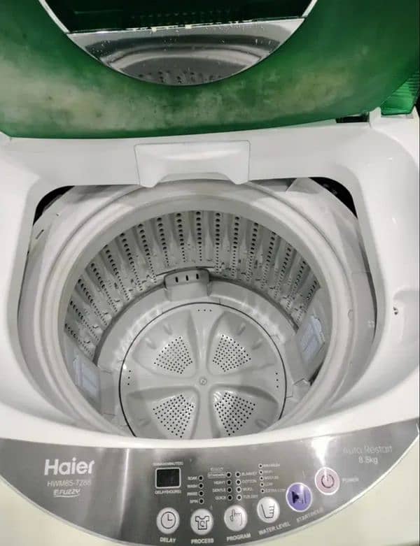 Haier 8.5 KG Only 5 Time Use Fuly Automatic Washng Machine Wid Waranty 5