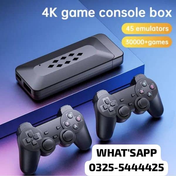 M8,M15,M33,X2+,K8,M2 GAMING CONSOLE 4K STICK 2.4G 40000 GAMES USB HDMI 6