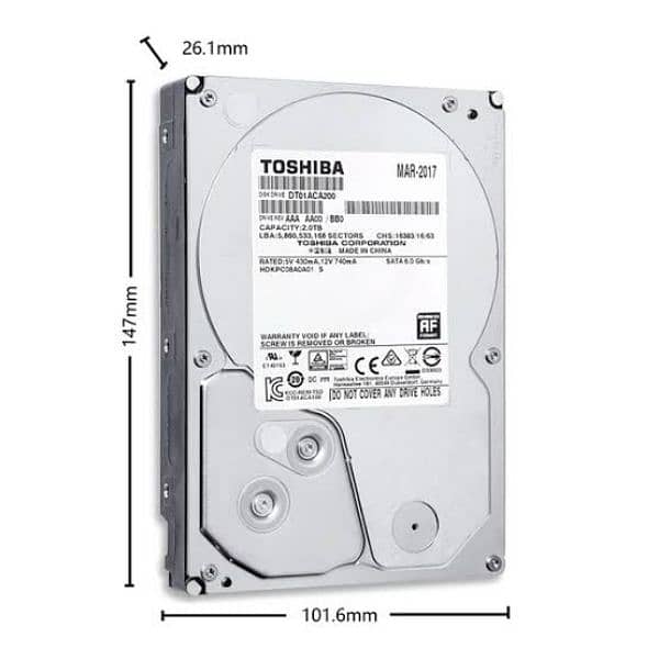 HARD DRIVE 2TB{03327944046} S A L E 0