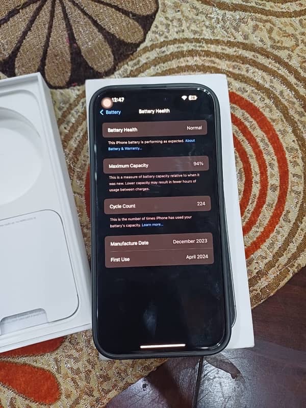 IPHONE 15 PRO MAX 256 GB 10/10 WITH BOX 6