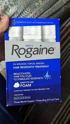 Original Rogaine men's foam