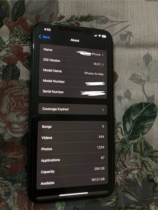 iphone xs max dual sim pta approved read description 5