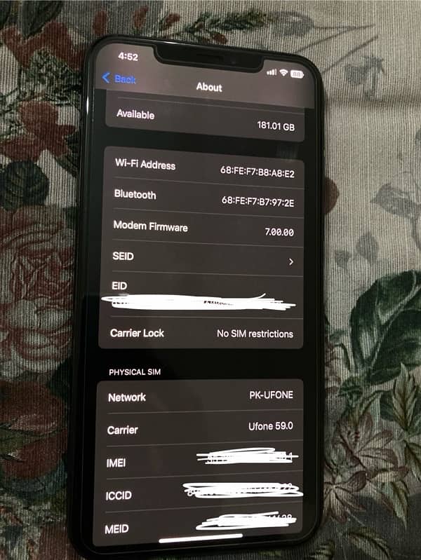 iphone xs max dual sim pta approved read description 6