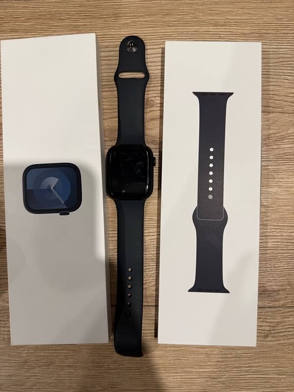 apple watch series 9 45mm black midnight 5