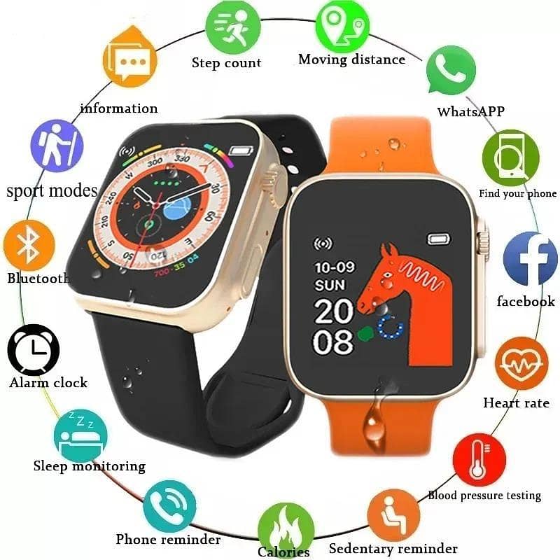 Smart watch with earbuds free 2