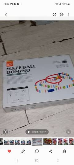 Domino Maze Ball game