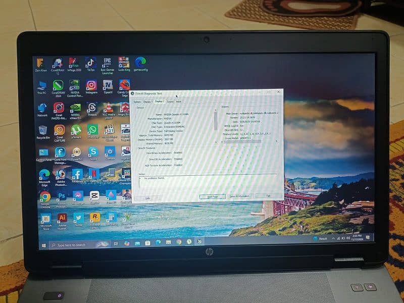 hp laptop core i7 4th generation all ok 8