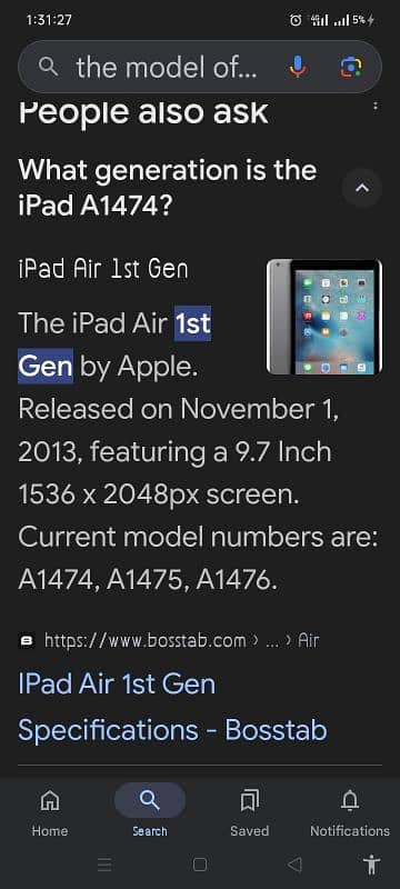 ipad air 1st generation 6