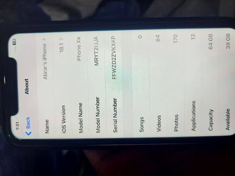 iphone xr into 15 pro max,non pta,all ok,80% battery,faceid active 14