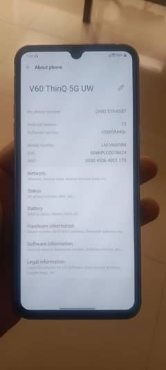 LG v60 thinq 5g