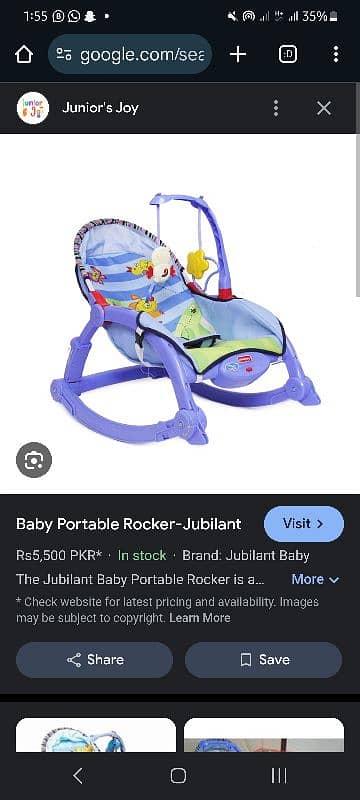 Baby Rocker and Swing 3