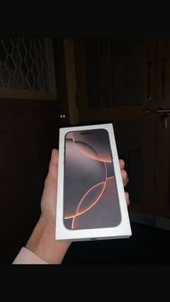 I Phone 16 Pro Jv 128 Gb Desert Box Pack