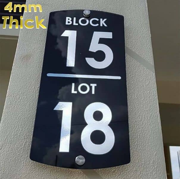 House number plates available! 1