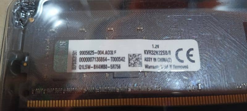 Kingston 32gb DDR4 Ram 3200MHZ under warranty 2