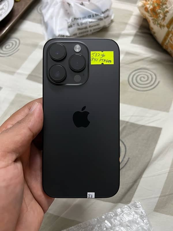 iPhone 14 Pro 512 GB PTA Approved 0