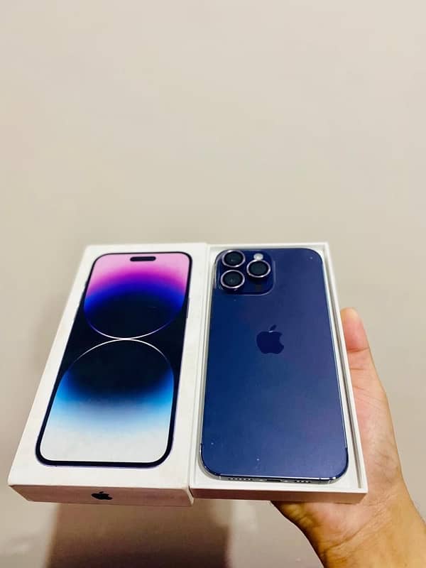 I phone 14 pro max 256 Gb non pta factory unlock  03157300988 0