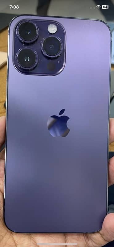 I phone 14 pro max 256 Gb non pta factory unlock  03157300988 3