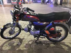 Honda 70 2020 model total jeniune for sale in Lahore.