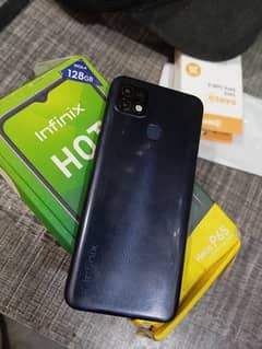 infinix hot 10i 4/128GB 6000mh battery with box