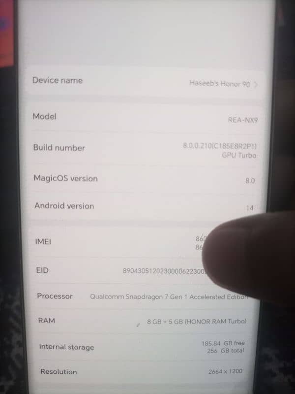 Huawei Honor 90 8+5/256gb 7