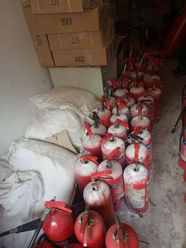 fire extinguisher refilling. clynder new. sd. HD. fire penal fire boll 8