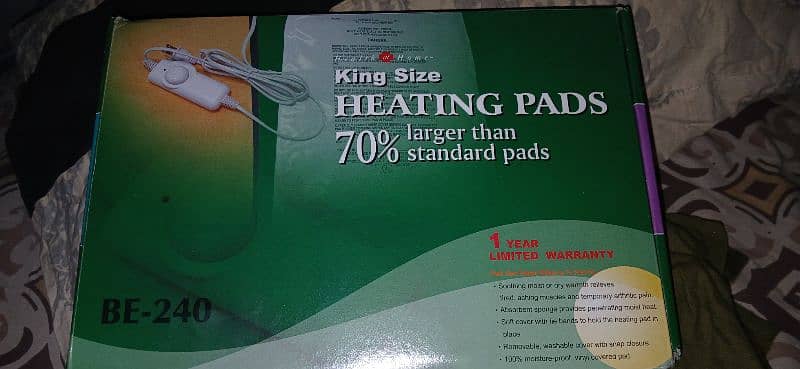 heating pads 9